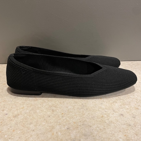 VIVAIA Margot Square Toe V Cut Flats (Margot 2.0) Knit Comfort Ballet US11/EU43 - Picture 4 of 12